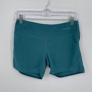IAB Mfg I Am Becoming Women's Teal 3-Inch No-Ride Workout Biker Shorts‎ Size 8 M